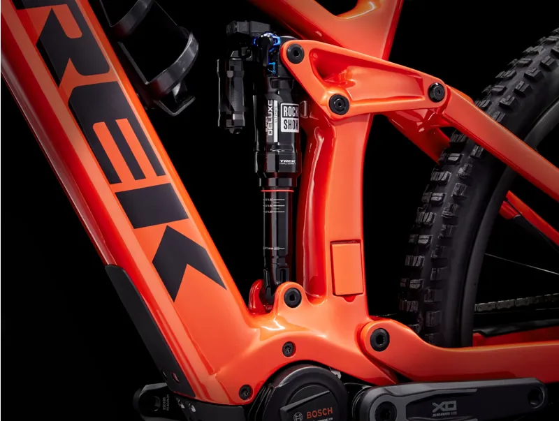 Trek Rail 9.9 X0 AXS Full Suspension Electric Mountain Bike 2024 in Lava-8